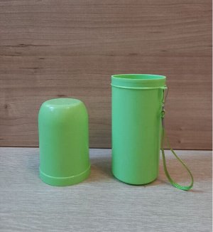 Чехол-стакан пластмассовый зелёный
