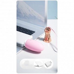 Вибратор LILO, для клитора и сосков, ЗУ USB, 10 режимов, розовый