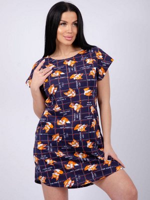 Туника женская Malina &quot;Душечка 6003&quot; Алиса, Состав: кулирная гладь, хлопок 100% пр. Россия