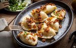 Вареники с картофелем и шкварками новый пакет руч, лепка 0,8 шт