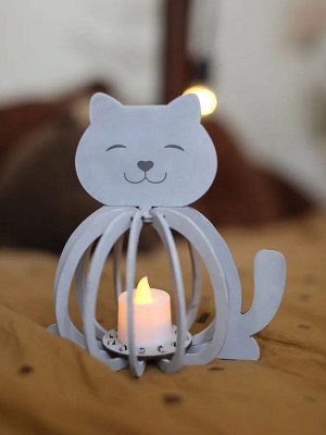 Набор для творчества серии «Светильник-конструктор 3D «Кошка FLUFFY»