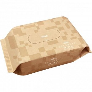 Cалфетки Crecia "Scottie Cashmere Natural" бумажные кашемировые (двухслойные, в крафтовой упаковке) 50 шт. / 36