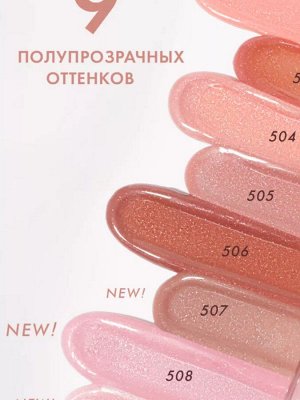 LUXVISAGE Блеск для губ с эффектом объема ICON LIPS тон 506 Caramel Beige