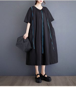 Платье с декоративными молниями