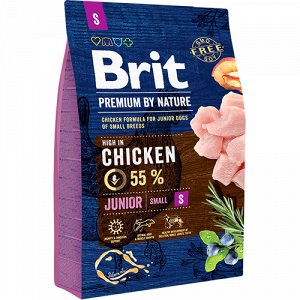 Brit Premium by Nature Junior S д/щен мелк.пород 8кг