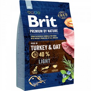 Brit Premium by Nature Light д/соб с избыточным весом 3кг