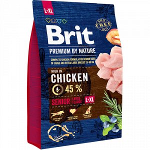 Brit Premium by Nature Senior L+XL д/соб круп/гиган.пород пожилых 15кг