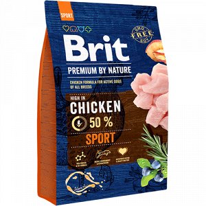 Brit Premium by Nature Sport д/соб активных 3кг