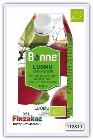Органическое яблочное пюре Bonne  0,5 л