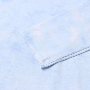 Пижама женская (лонгслив, шорты) KAFTAN, голубая