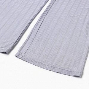 Пижама женская (майка, брюки) KAFTAN «Цветы», голубая