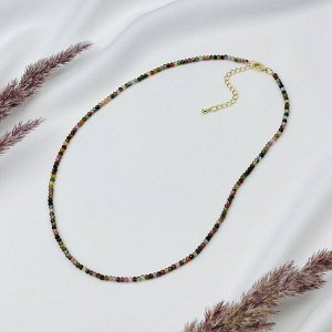Бусы-чокер из Турмалина микс