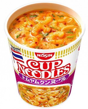 Nissin Лапша Cup Noodle Том-ям из Японии, 75 гр.