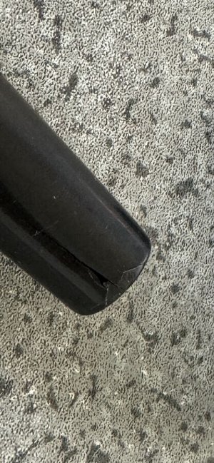 Зонт-трость с автомобильным логотипом "Лек**с" УЦЕНКА