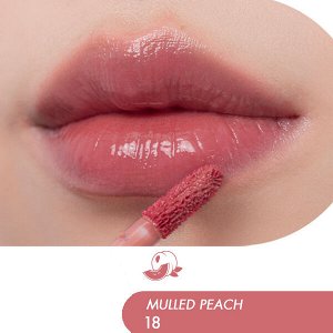 Сочный стойкий глянцевый тинт для губ Rom&Nd Juicy Lasting Tint #18 Mulled Peach, 5.5гр