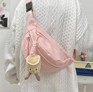 Сумка поясная, для бега, фитнеса, бананка, нейлон