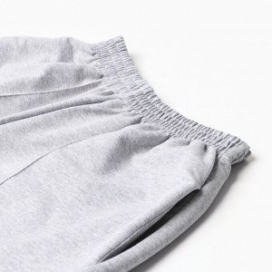 Комплект женский (футболка, шорты) MINAKU: SPORTY & STYLISH, светло-серый