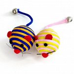 Игрушка для кошки &quot;Мышка &quot; веревочная круглая
