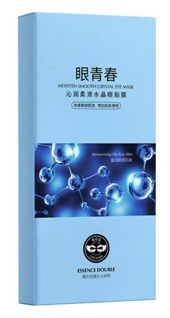 BIOAQUA. Гидрогелевые патчи для глаз Face Crystal Smooth Eye Mask, 12 г.*5