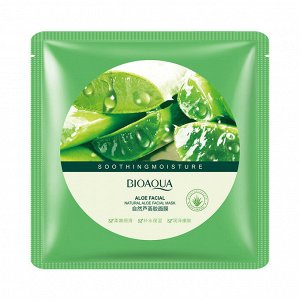 BIOAQUA. Маска-салфетка для лица с экстрактом алоэ вера, 30 гр