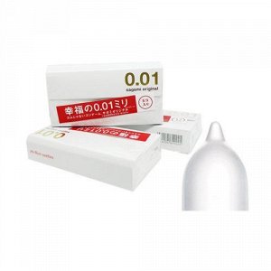 Презервативы полиуретановые Sagami Original 001 L-size, L 19 см, №5