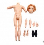 Голова+тело+ обувь куклы