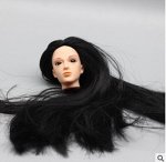 Голова куклы с длинным волосом