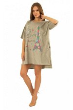 М222 Туника Oversize  (кулирка)