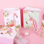 Подарочные пакеты Фламинго и Единорог