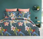 Постельное Белье Arya Exclusive 2 Сп. 200X220 Evergreen Темнo-голубой, синий