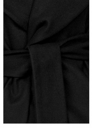 1r Пальто, черное Kaporal Модное пальто Banjo от Karporal прямой формы с широким поясом. Большие лацканы и окантованные вшитые карманы по бокам. Длинные рукава. Цветочная подкладка. Длина ок. 82 см. В