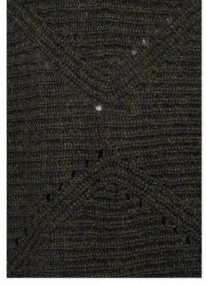 1к Пуловер, синий  Vivance Collection Широкий пуловер из привлекательного трикотажа с люрексом. Обрамляющая фигуру свободная форма с женственным круглым вырезом горловины, широкими плечами и рукавами 