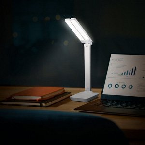 LED Лампа светодиодная настольная с аккумуляторной батареей белая