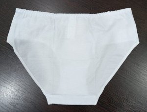 Трусы женские хлопковые с кружевными вставками цвет Белый