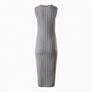Платье женское вязаное MINAKU: Knitwear collection цвет серый р-р