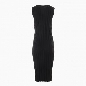 Платье женское вязаное MINAKU: Knitwear collection цвет черный р-р