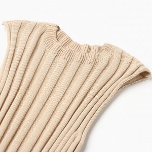 Платье женское вязаное MINAKU: Knitwear collection цвет бежевый р-р