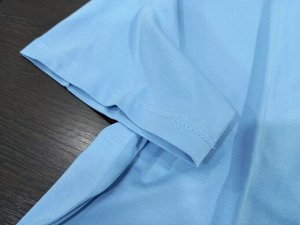Футболка женская хлопковая модель базовая оверсайз с коротким рукавом цвета ассорти в табличке при заказе