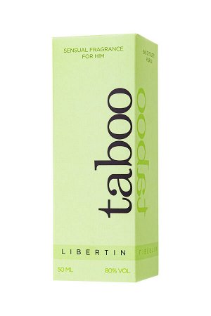 Туалетная вода с афродизиаками RUF Taboo Libertin для мужчин, 50 мл