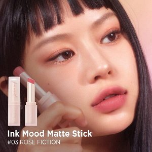 Матовая помада для губ Peripera Ink Mood Matte Stick #03 Rose Fiction, 3г
