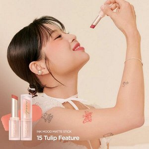 Матовая помада для губ Peripera Ink Mood Matte Stick #015 Tulip Feature, 3г