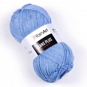 Пряжа YarnArt Jeans Plus №17 Синий джинс