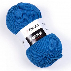 Пряжа YarnArt Jeans Plus №17 Синий джинс