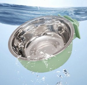 Универсальная миска с креплением на клетку для животных, 220 мл