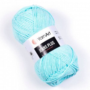 Пряжа YarnArt Jeans Plus  №76 Св.голубая бирюза
