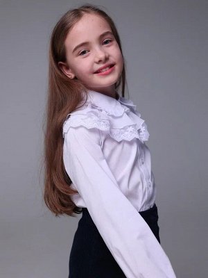 Школьная блузка для девочки, нарядная