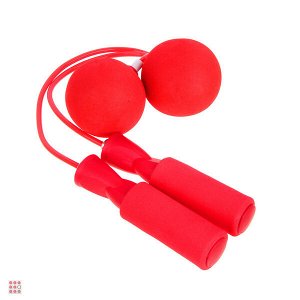 Беспроводная скакалка d5мм, утяжелители d6.5см, 4 цвета