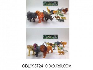 666 С-39 набор животных (Сафари), в пакете 993724