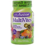 VitaFusion, MutiVites, Мультивитамины, натуральный вкус ягод, персика и апельсина, 70 жевательных таб.
