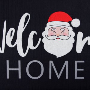 Коврик придверный новогодний Welcome home, 40x60 см